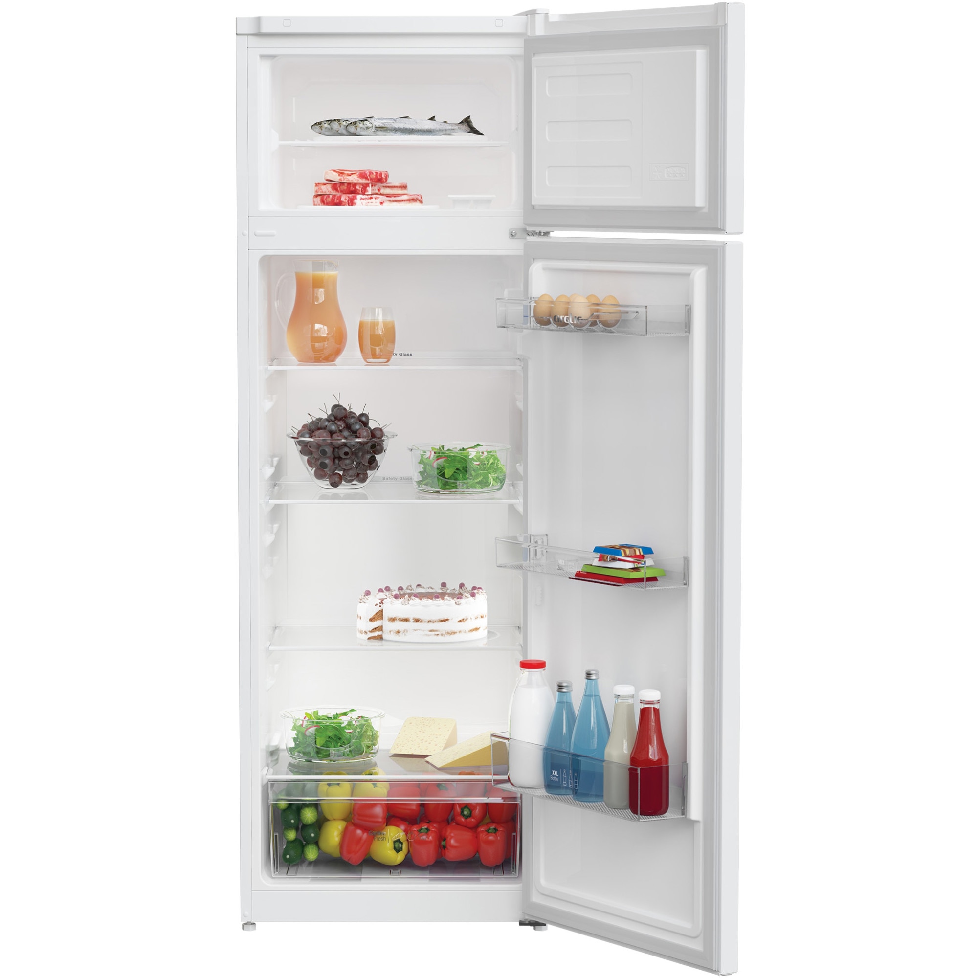 Frigider cu doua usi Arctic AD54280M40W, 250 l, Clasa E, Garden
