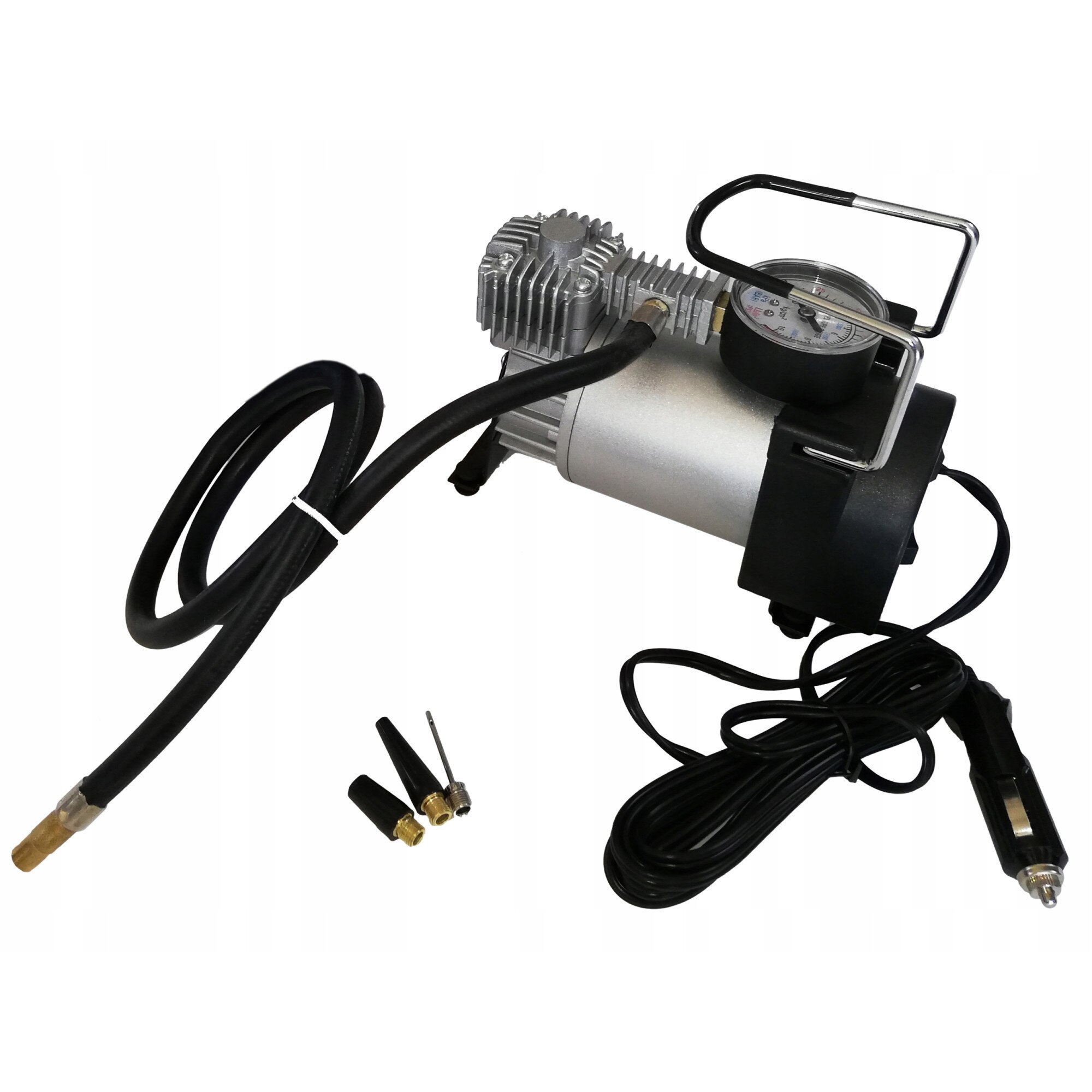 Compresor Auto, Metal, 18 Bar, Negru eMAG.ro