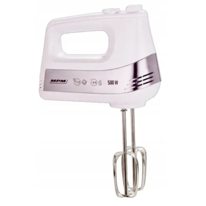 Ръчен миксер MPM, 500W, бял