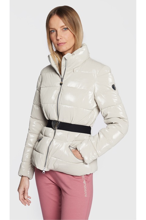 Jacheta femei, EA7 Emporio Armani, Poliester, 300309292, Ecru, 2XL