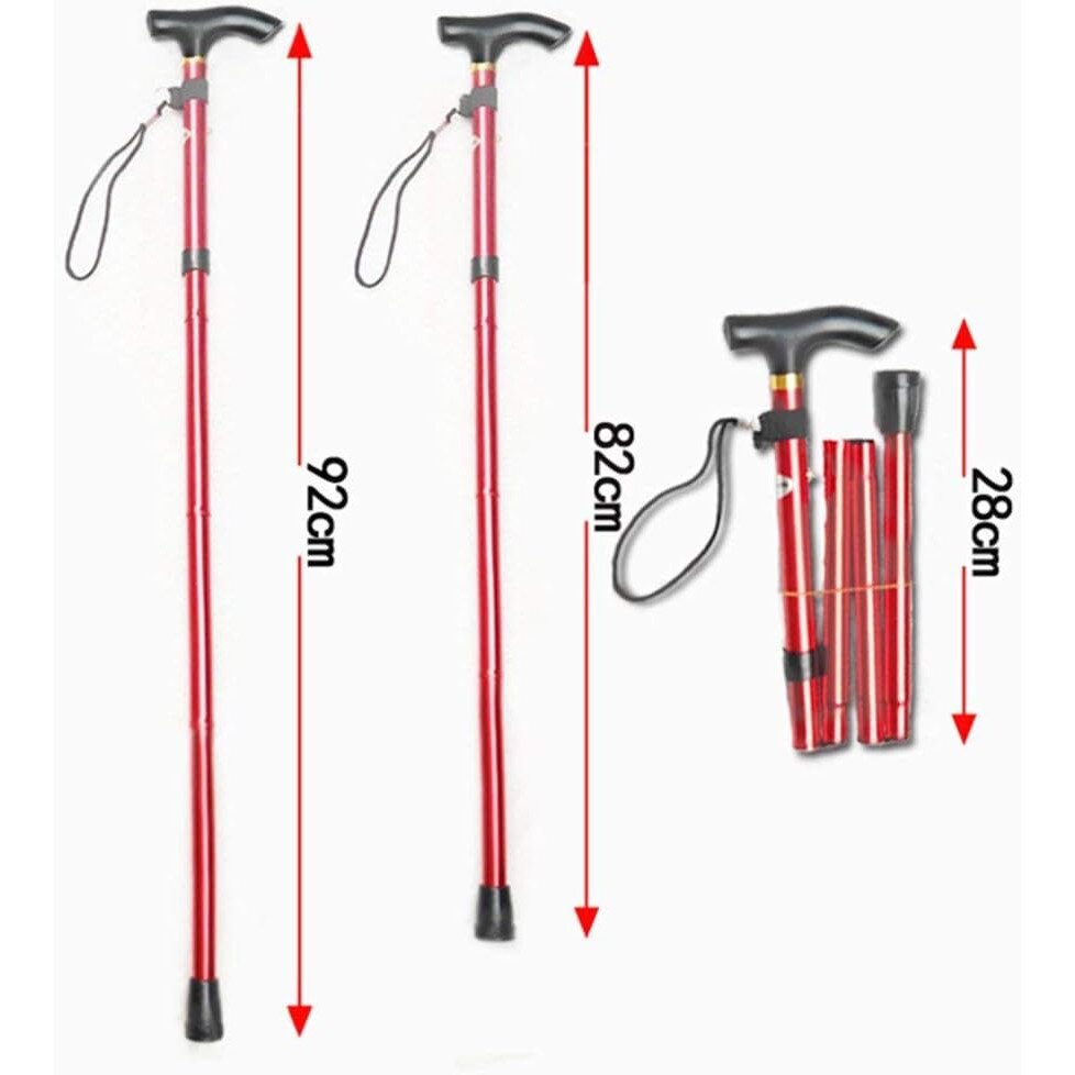 Baston pliabil Salestore.ro® cu rigiditate inalta, reglabil pe inaltime ...