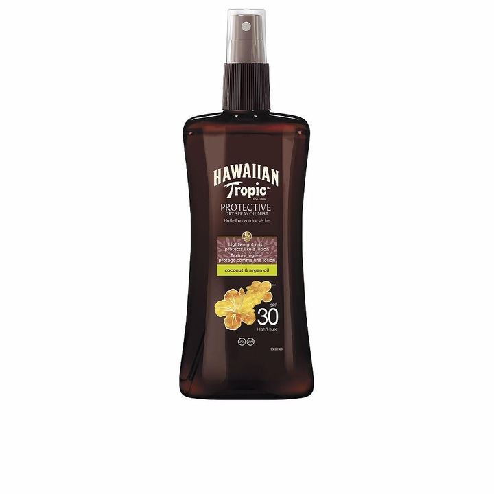 Hidratáló hatású testolaj, Tropic Hawaiian COCONUT ARGAN száraz olaj SPF30, 200 ml