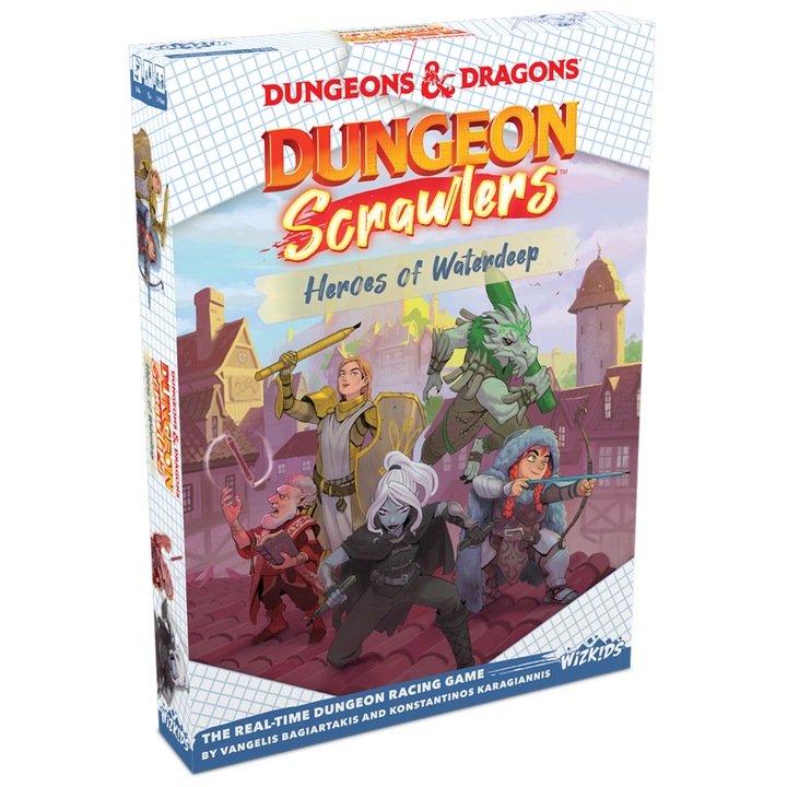 Társasjáték, Dungeons & Dragons: Dungeon Scrawlers – Heroes of Waterdeep, WizKids, angol, többszínű