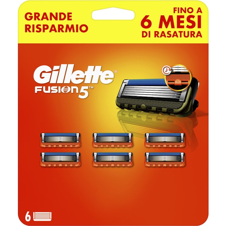 Gillette Fusion5 borotva pótkészlet 6 db
