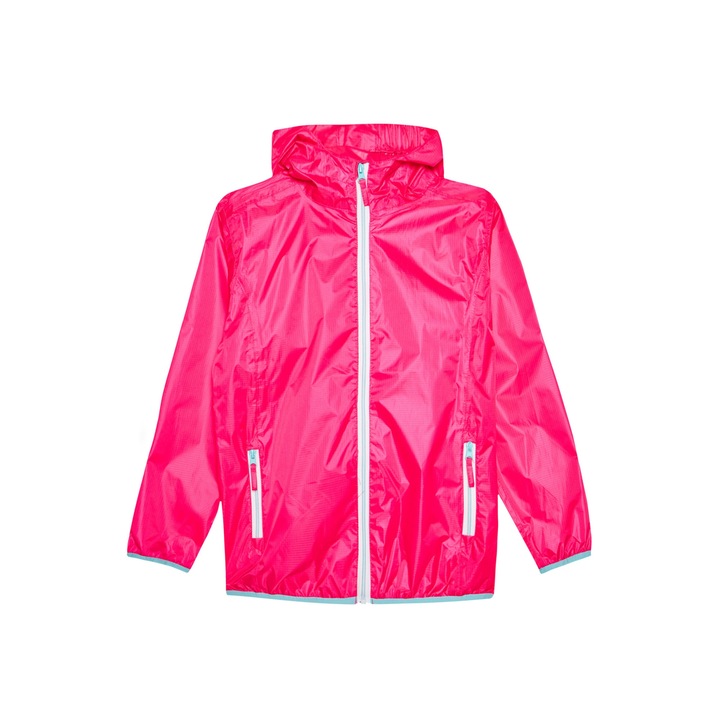Jacheta de ploaie copii, Playshoes, Poliester, 208760232, Roz