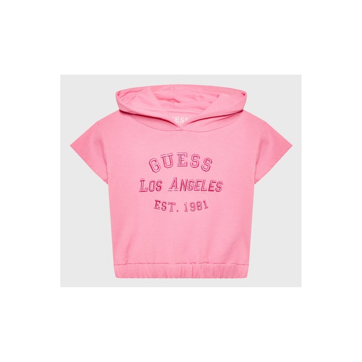 Bluza copii, Guess, 0000302190942_4Y, Bumbac, Roz, 104 CM