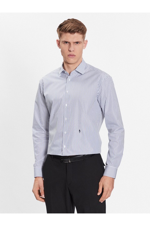 Férfi ing, Seidensticker, pamut, 302469550, Kék