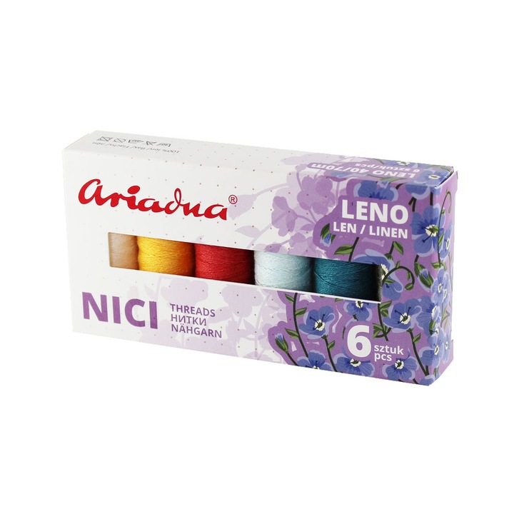 Set ata de cusut Leno Sky, Ariadna, Multicolor