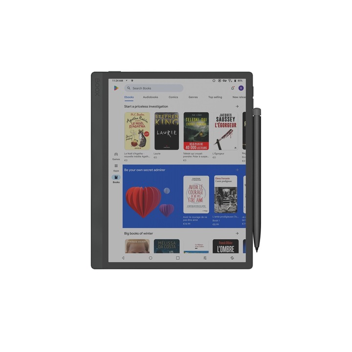 Цветен таблет E-Ink Boox TAB Ultra PRO, 10,3", окта-ядрен, графичен процесор, 6 GB RAM, 128 GB, 16 MP, Android 12