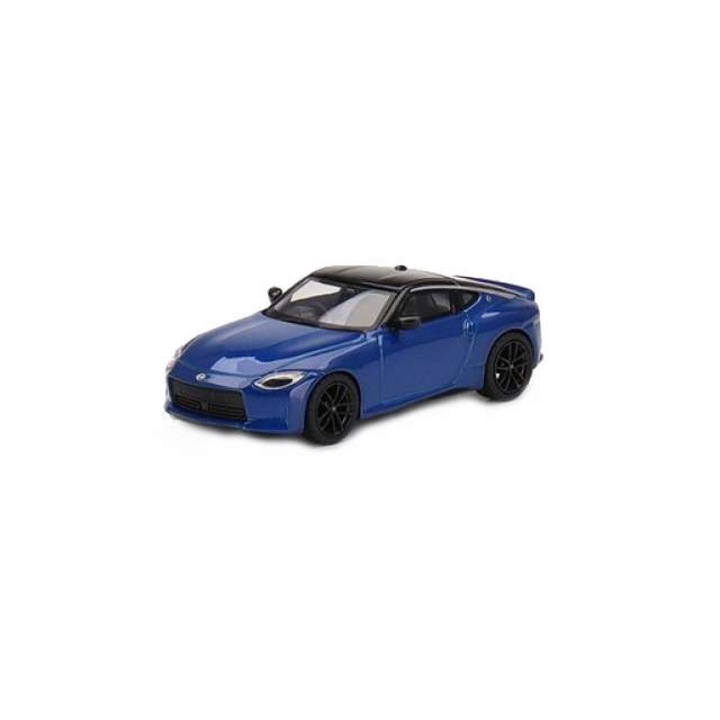 Nissan Z Performance seiran kék 2023 MGT453 autómodell, 1:64 Mini GT