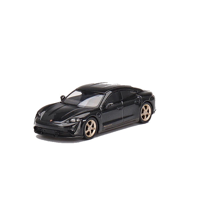 Macheta auto Porsche Taycan Turbo S Gri Vulcan MGT433, 1:64 Mini