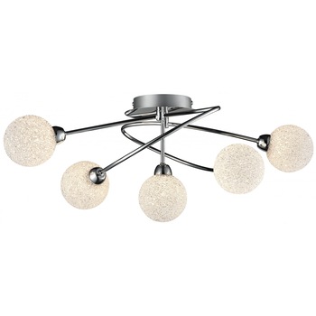 Plafoniera crom cu 5 brate Carolina 742010-5, G9, LED 5x2.5W, Esto Lighting Austria Plafoniera crom cu 5 brate Carolina 742010-5, G9, LED 5x2.5W, Esto Lighting Austria