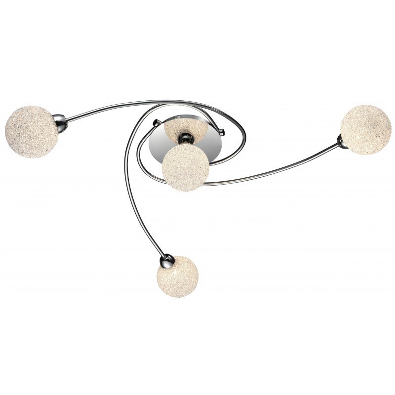 Plafoniera crom cu 4 brate Carolina 742010-4, G9, LED 4x2.5W, Esto Lighting Austria