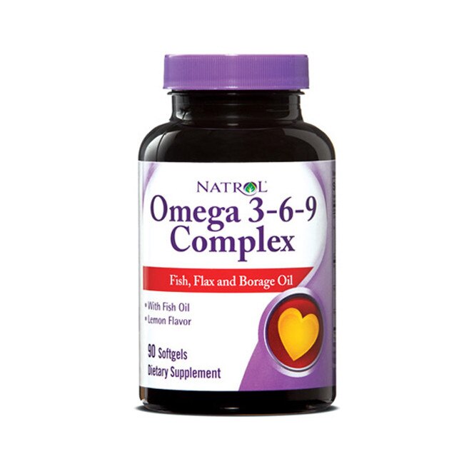 Supliment alimentar Natrol Omega-3-6-9 Complex, 90 sgels