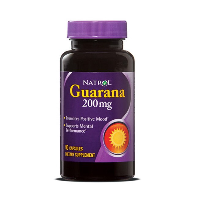 Supliment alimentar Natrol Guarana 200mg, 90 caps
