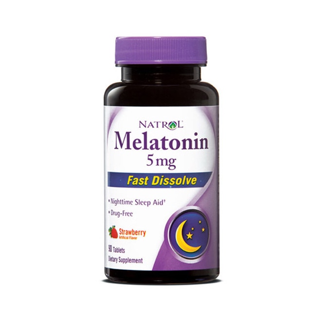 Supliment alimentar Natrol Melatonin Fast Dissolve 5mg, 90 tabs