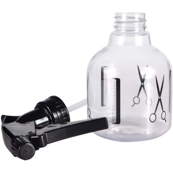 Sticla pulverizator 250ml, plastic transparent, reglabil, ergonomic