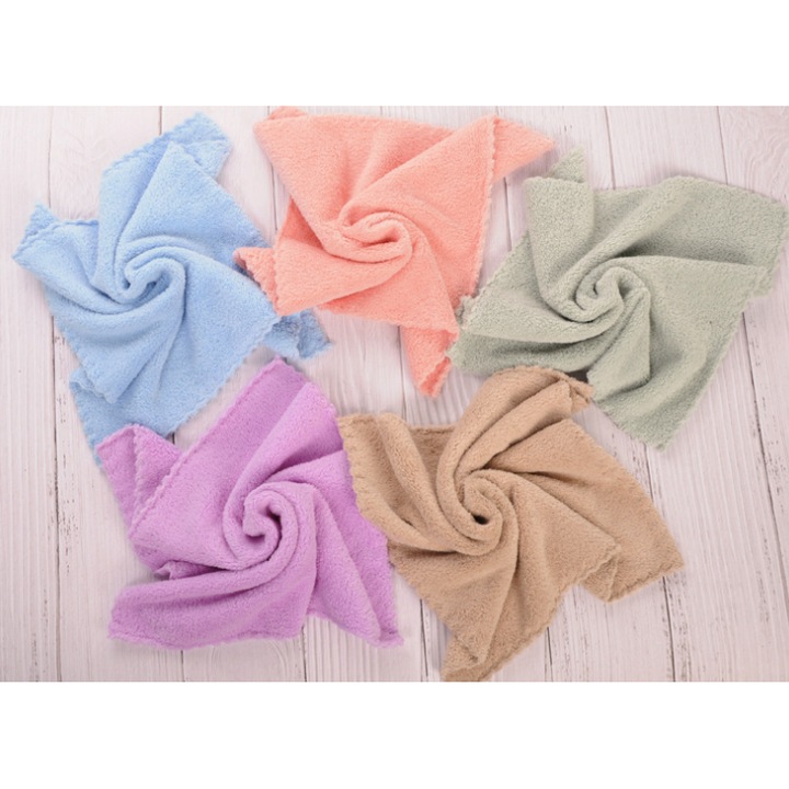 Prosoape de bucatarie set 24 buc, Cozevdnt, corali, superabsorbante, roz