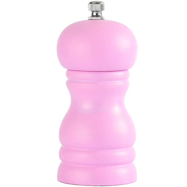 Rasnita naturala din lemn, mecanism reglabil, pentru condimente