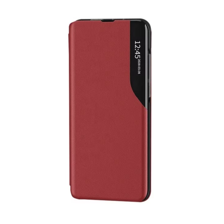 Защитен флип калъф eFold, съвместим със Samsung Galaxy Note 10 Plus 4G / Note 10 Plus 5G, червен цвят