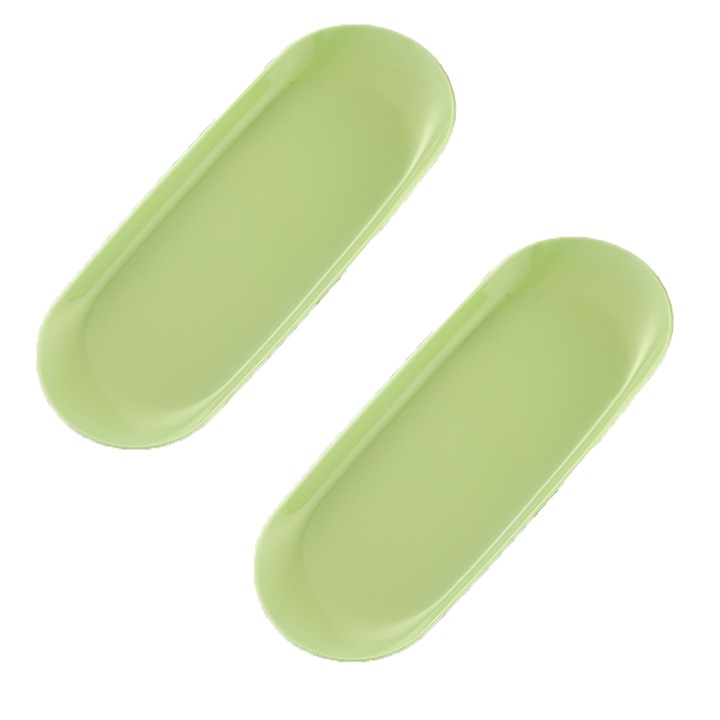 Tava organizatoare pentru baie, multifunctionala, verde, 18 x 8.5 cm