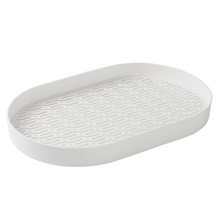 Tava servire dublu strat, drenaj si depozitare, plastic, usor de curatat