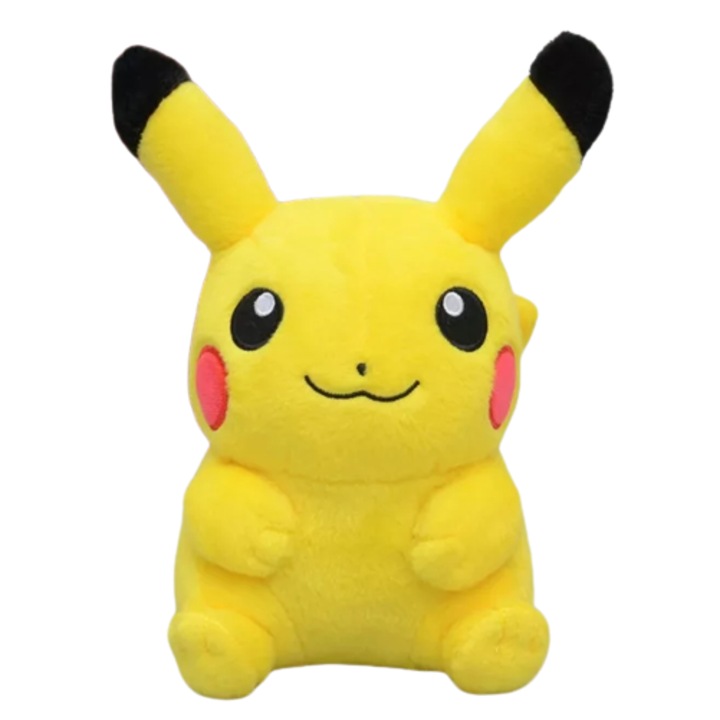 Plüss kabala sorozat Pokemon Pikachu, 20 cm, sárga, Tommy
