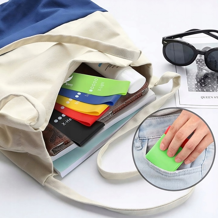 Set de benzi de exercitii de rezistenta de 5 bucati. Medi Sleep