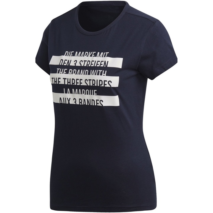 Tricou femei adidas Performance W SID, Bleumarin
