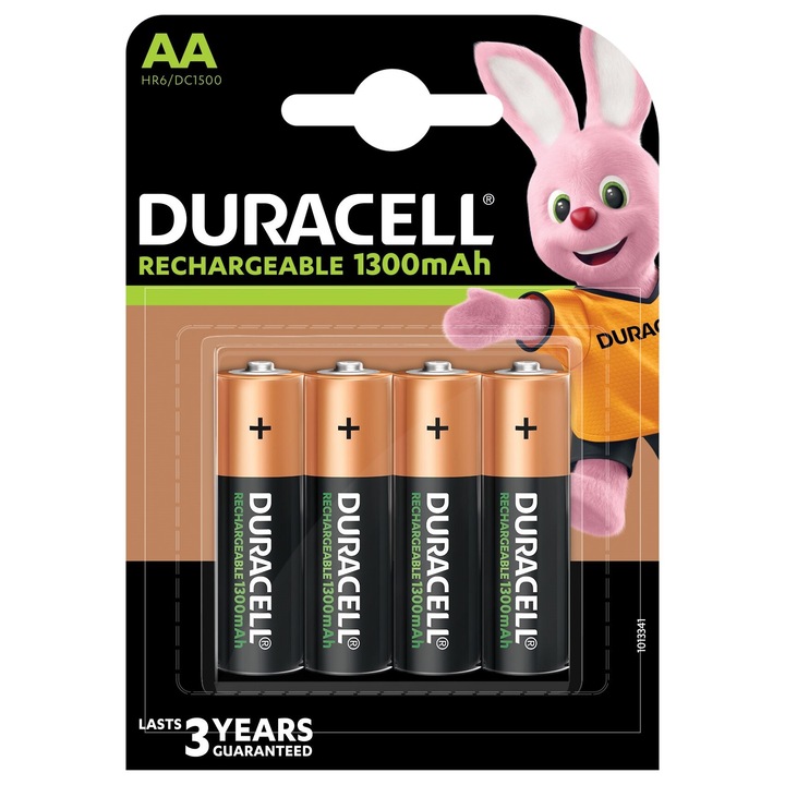 Батерия Duracell R6 NiMH (AA) 1300mAh 4 бр