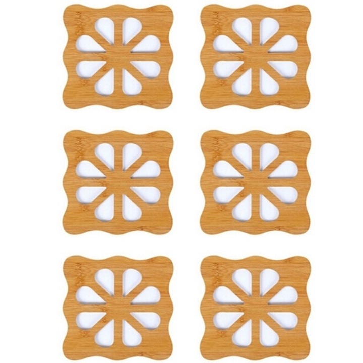 Fete de masa, Bamboo and Wood, galben