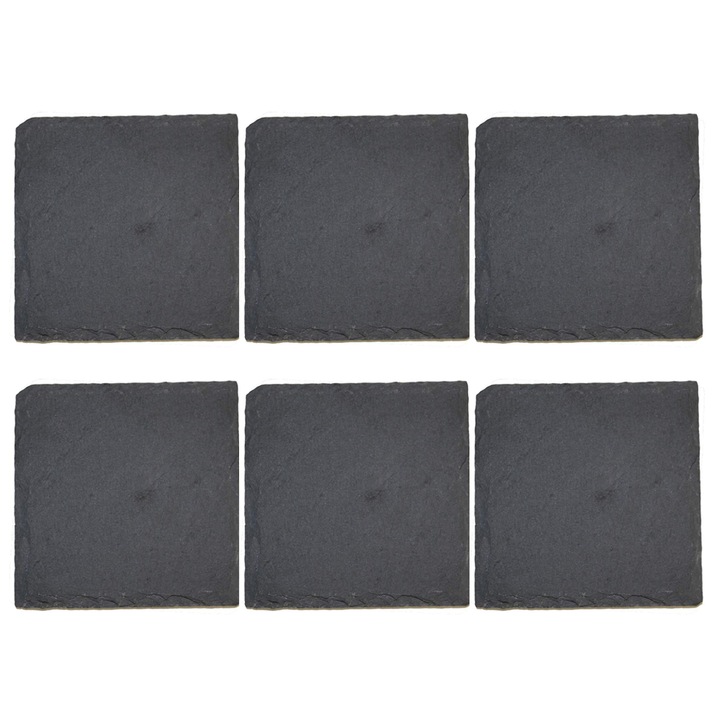 Pala kőből készült ital alátétek, szett, divatos design, többszínű