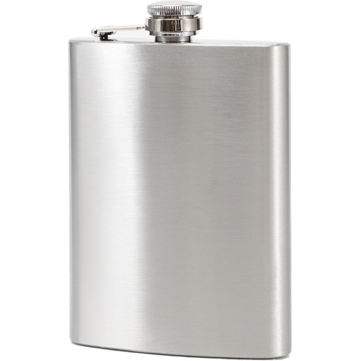 Sticla alcool, Inox, Argintiu
