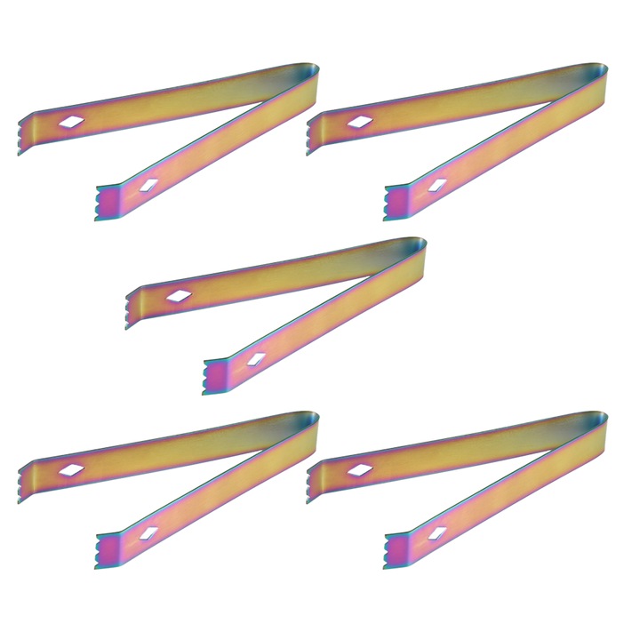 Clesti inox alimentar, multicolor