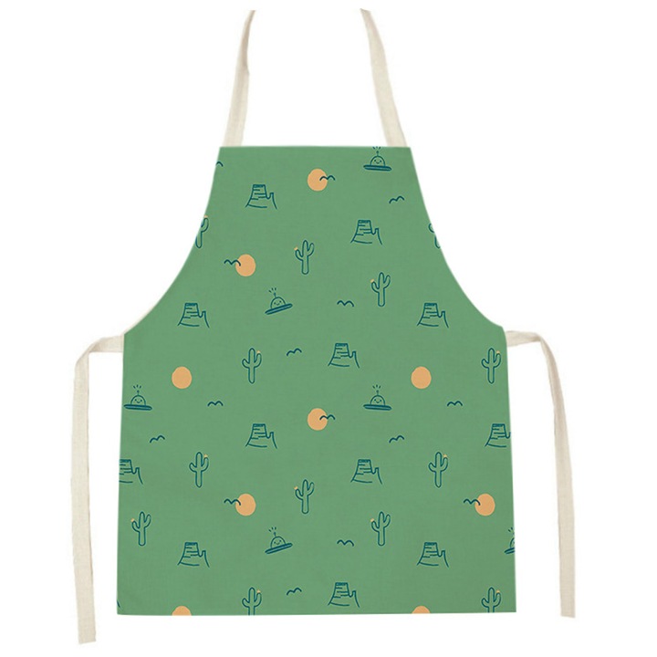 Престилки за кухня и барбекю, памучна престилка, японски стил, многоцветни, детски