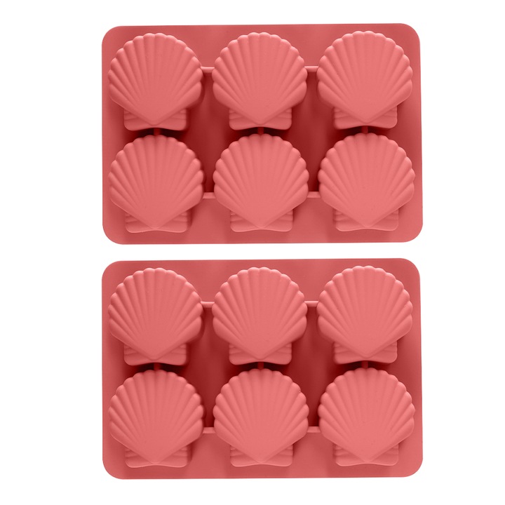 2 db jégkocka forma szett, rajzfilm figura, BPA-mentes, újrafelhasználható, piros