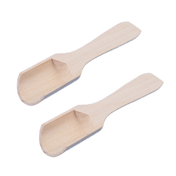Set 2 ustensile multifunctionale din lemn de fag, ergonomic, natural, pentru bucatarie
