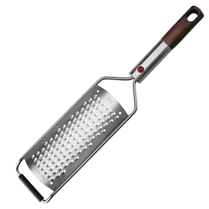 Razatoare plata multifunctionala, inox, 30.6 cm, argintiu / maro