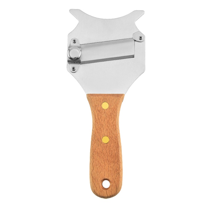 Feliator pentru trufe, Cozevdnt, inox, lame ascutite, finisaj lucios, 16.8 x 8 cm, argintiu/maro