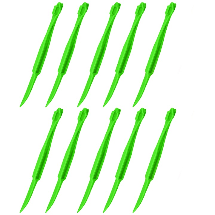 Set 10 Curatatoare Fructe Herusi Multifunctional Verde