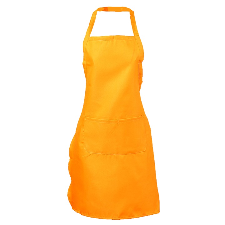 Sort bucatarie reglabil cu buzunare, poliester, unisex, 70x85cm