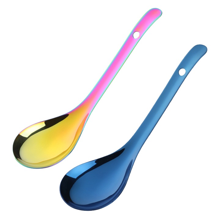 Set 2 polonice, inox, pentru servire, ideal pentru bufet, usor de curatat, 30x8cm, multicolor