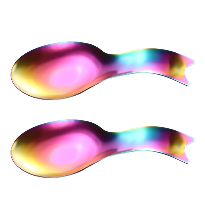 2 db kanáltartó készlet, 5-ös stílus, rozsdamentes acél, többszínű