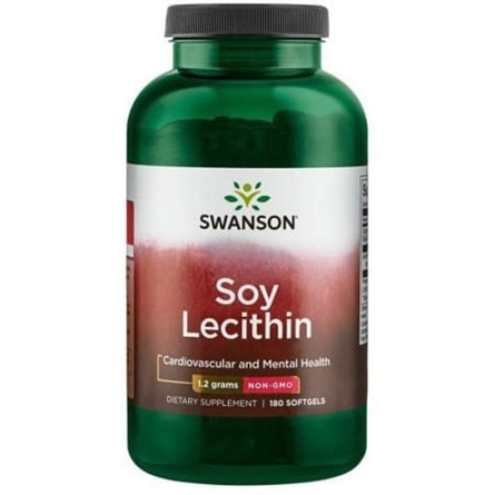 Lecitina, Swanson, 1200 mg, 180 capsule