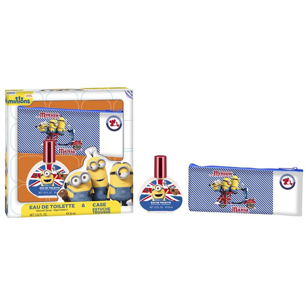 Set pentru copii Minions: Apa de Toaleta, 30ml + Penar