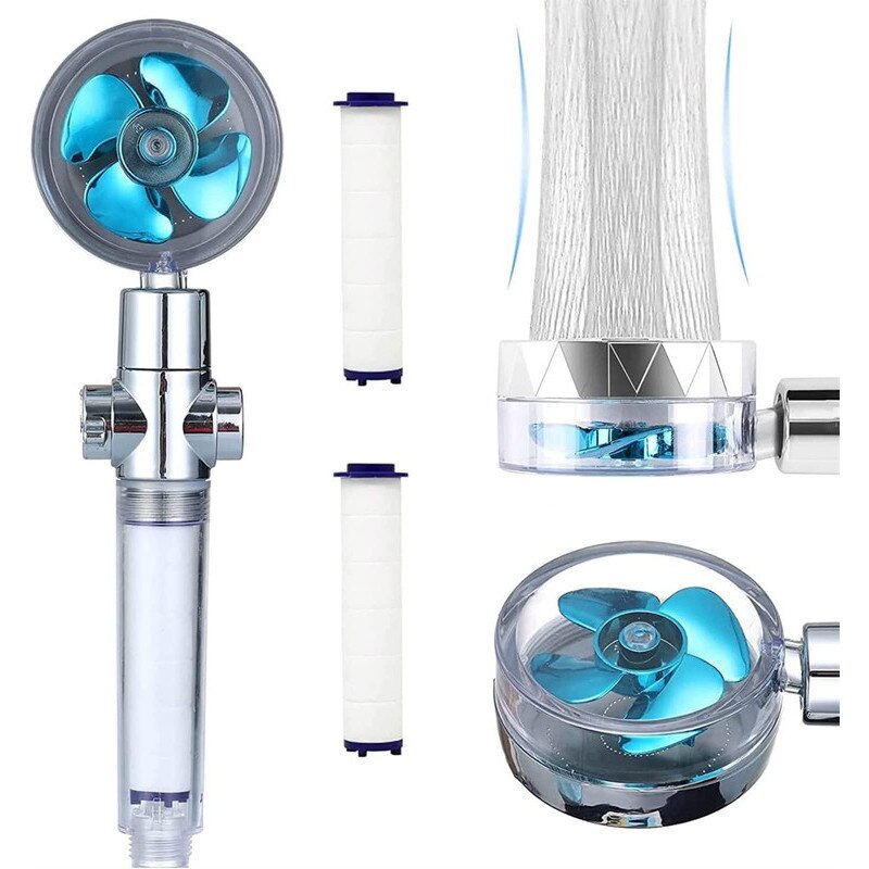 Cap de Dus cu Elice si Jet cu Presiune Foarte Puternica, Aisdelu®, Cap ...