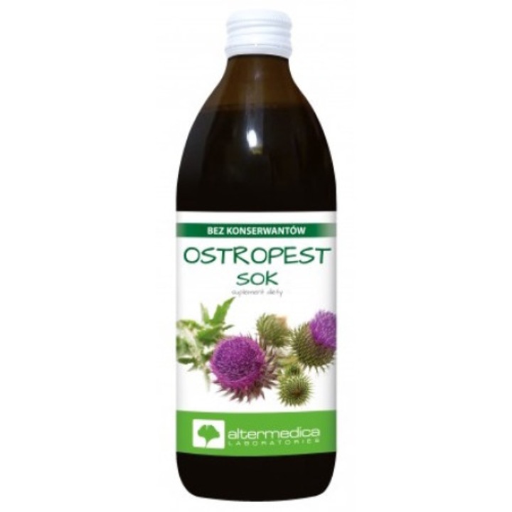 Suc de seminte de ciulin Alter Medica, 500 ml