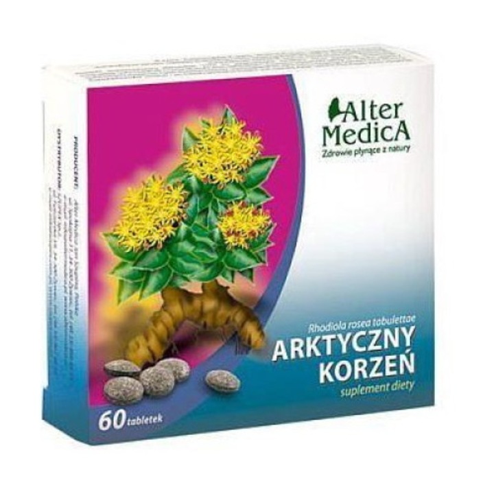 Supliment alimentar Alter Medica Rhodiola Rosea, 60 comprimate