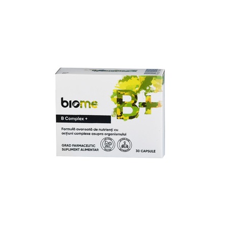 B Complex+, 30 capsule, biome - eMAG.ro