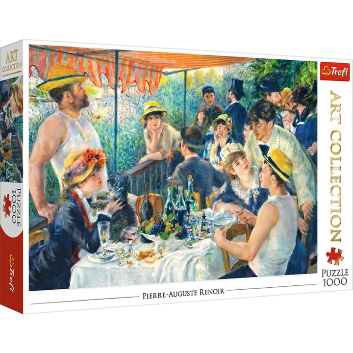 Karton puzzle 1000 darab TREFL 10499 Renoir művészeti gyűjtemény ebéd a hajón